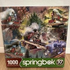Springbok 1000ピース ジグソーパズル スリリングな列車