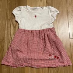 familiar ワンピース チュニック ９０ ファミリア familiar チュニック ワンピース 花 リボン 80 90
