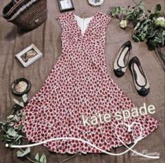 kate spade フラワープリント ワンピース