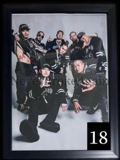 【A4黒額縁付】8枚セット　BADHOP バットホップ　thefinal A4 黒額付】Badhop 8枚セット バットホップ - ミュージシャン最高 の