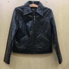 04-131 COACH レザージャケット M シグネチャー