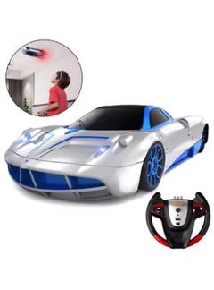 ラジコンカー 壁を走る車 無線操作 LED搭載 360度回転