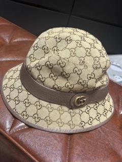 ☆新品未使用☆GUCCI リバーシブルバケットハット ベージュ GGパターン　M GUCCI/グッチ】リバーシブルバケットハット【買取入荷情報