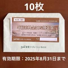 東建コーポレーション 株主優待券（多度温泉 日曜・平日ペア無料