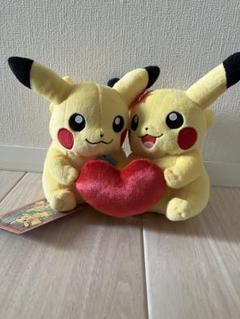 ピカチュウ ダイナー マスコット ハート　ポーチ セット　ポケモンセンター ポケモンセンター】ピカチュウダイナー マスコット ハート