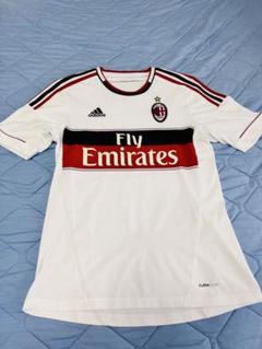 ACミラン adidas シャツ 白色 Fly Emirates XL