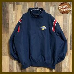 ハーフジップ ナイロン 2XL USA古着 90s 長袖 ジャケット アウター