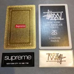 SUPREME &STUSSYカード&ステッカーセット