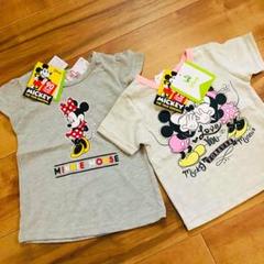 【新品】80 ディズニー ミニーちゃん Tシャツ 2点 セット 半袖