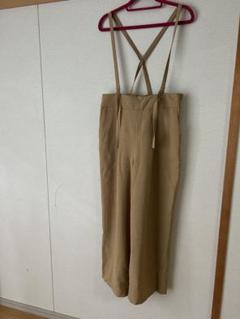 ベージュ サロペット オールインワン