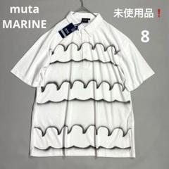 新品未使用❗️ムータマリン　サイズ8 半袖ポロシャツ　ホワイト　大きいサイズ