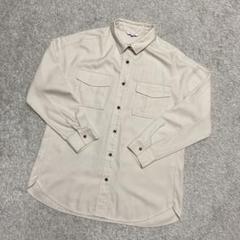 【美品♪】  PLST プラステ ウールブレンドビッグシャツ ベージュのサムネイル