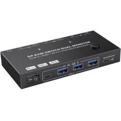 KVM切り替え機 4K@60Hz 1モニター＆2PC 4*USB3.0 ポート
