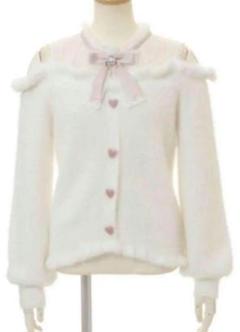 No.423] LIZLISA*ピンクバックリボンチャームニット