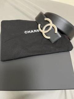 CHANEL レザー ベルト リバーシブル定番80 ココマーク