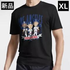 【稀少】ロサンゼルス・ドジャース MVPトリオ Tシャツ XLサイズ 大谷翔平のサムネイル