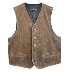 【SECTION SPINASH HOMME】コーデュロイベスト ヴィンテージ