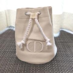 Dior ホワイト 巾着袋 キャンバス