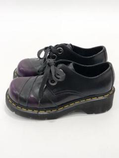 Dr.Martens SYLWIA 2ホールシューズ パープル×ブラック 37