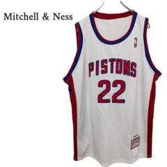 ☆Mitchell & Ness☆ デトロイトピストンズ ゲームシャツC4804 ☆Mitchell & Ness☆ デトロイトピストンズ ゲームシャツC4804
