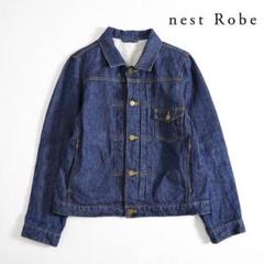 408t*ネストローブ nest Robe リネン デニムジャケット