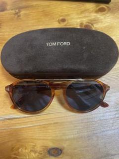 TOM FORD ブラウンラウンドサングラス