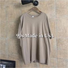 90s USA製　DUKE ブランク　無地　Tシャツ シングルステッチ