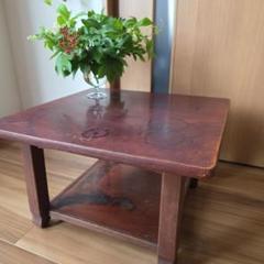 古家具】昭和初期頃に作られたとても小さな座卓 飾り台 花台
