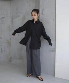 【最終値下げ❗️】シアージャガード花柄パイピングトップス【新品未使用品】 Fit more シアージャガード花柄パイピングトップス レディース