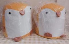 ★0941 ペンギン　スツール　２個　新品・未使用　イエロー
