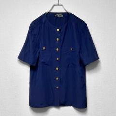CHANEL シャネル 半袖ブラウス レース 花柄 シルク混 ヴィンテージ CHANEL シャネル 半袖ブラウス レース 花柄 シルク混 ヴィンテージ