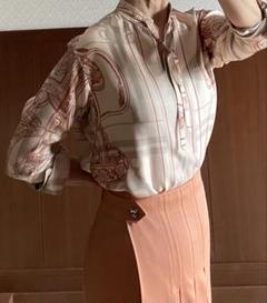 ☆限定大幅値下げ！超美品☆HERMESシルク100% カウス付き
