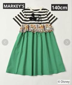 希少　美品　マーキーズ　ビッグフィールド　ディズニー　ミッキー　ワンピース マーキーズ 大人用 ミッキー ワンピース ビッグフリルカラー 赤