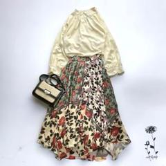 アメリameri スカート　美品　ロング　花柄　Sサイズ　最終値下げ 新品タグ付き！ AMERI アメリ 花柄ロング丈スカート