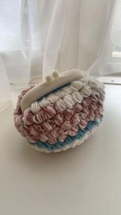 がま口小物入れ ハンドメイド作品