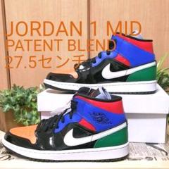 WMNS AIR JORDAN 1 MID SE PATENT BLEND