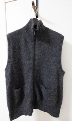 【MAATEE&SONS】CASHMERE 強圧縮ZIP VEST /2のサムネイル