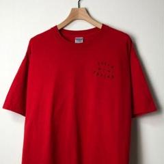 Tシャツ 赤 XL 古着 メンズ ギター ロゴ