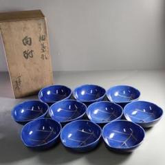 菓子器　京清水焼　吉村楽入　共箱　M791 楽入窯 吉村楽入