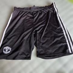 adidas マンチェスター・ユナイテッド ハーフパンツ ブラック
