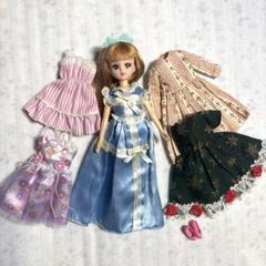 リカちゃん人形と色んなドレスセット⭐️