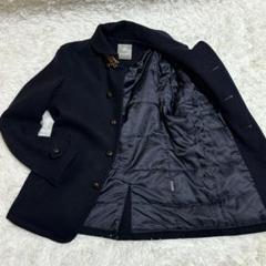 メゾンエシェル　中綿入りくるみボタンフレアハーフコート 中綿入りくるみボタンフレアハーフコートメゾンエシェルMaison