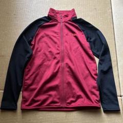 adidas 赤黒 ジップアップシャツ J150値下げ - メルカリ