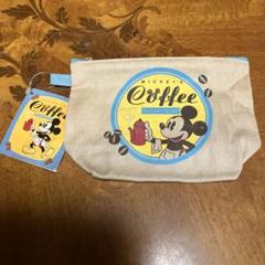 Mickey's coffee ファスナー付ポーチのみ 中身なし タグ付のサムネイル