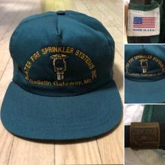 希少❗️USA製 企業ロゴ 5パネル トラッカーキャップ 山田レン 緑 希少❗️USA製 企業ロゴ 5パネル トラッカーキャップ 山田レン