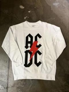 EPIC RIGHTS AC DC クルーネックスウェット ホワイト