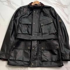 希少・美品　ベルスタッフ　トライアルマスター　レザーライダース　ベルト　ブラック BELSTAFF | 2024年モデルが入荷しました。人気の定番ジャケット