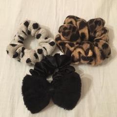 シュシュ ヘアゴム 3つセット