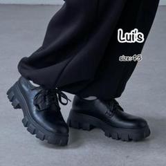Lui's ルイス ボリューム ダービー シューズ 厚底 ソール シューズ 43