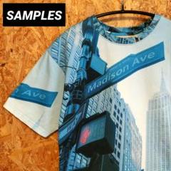希少品!「SAMPLES」朝岡周 エンパイアオールオーバー 総柄プリントTシャツ